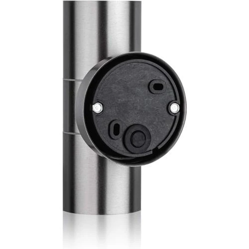 Détail de Luminaire Extérieur Mural Inox Argenté, 2x LED GU10