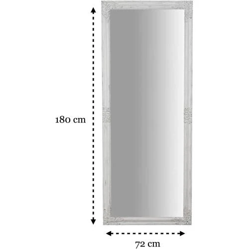 Zoom sur Miroir suspendu vertical, horizontal, finition or antique, Biscottini
