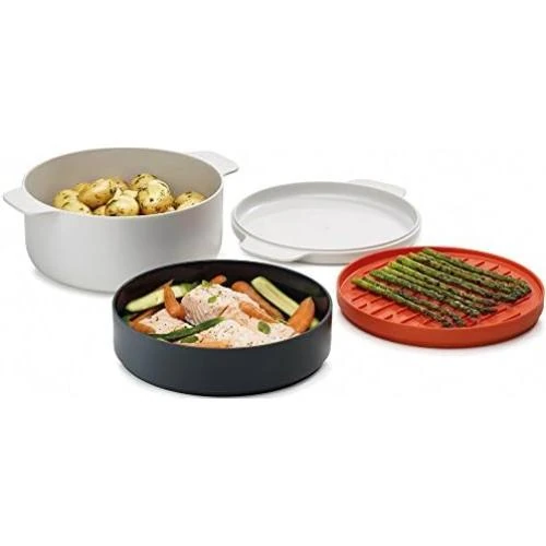 Zoom sur Set Joseph Joseph M Cuisine 4 Pièces pour Micro-Ondes – Pratique et Coloré