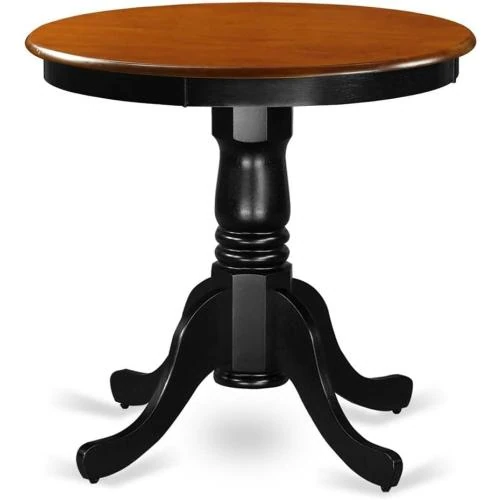 Table salle à manger ronde bois massif East West Furniture - Vue principale