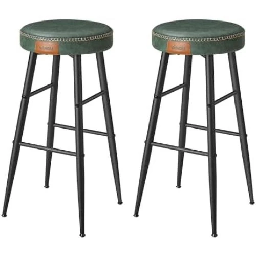 Lot de 4 Tabourets de Bar VASAGLE EKHO avec Coutures PU - Vue principale