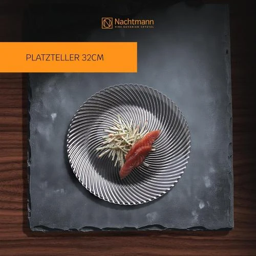 Détail de Nachtmann Samba Assiettes Présentation Verre Cristal, Lot 2