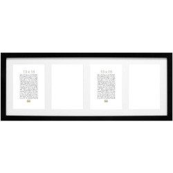 Présentation Cadre Photo Noir 4 Photos Vertical Deknudt Frames