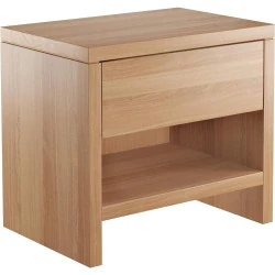 Table de chevet en hêtre massif, style moderne, Erst Holz