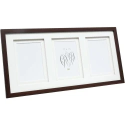 Cadre Photo Double Deknudt Frames, Bois Brun, 3 Photos