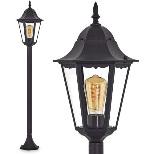 HOFSTEIN Lampe extérieure Hongkong, lampadaire antique noir - Vue principale