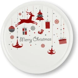 Assiette Noël Excelsa, Panettone, 31 cm