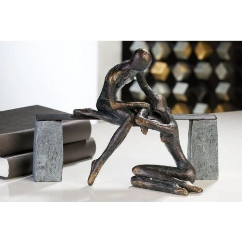 Détail de Casablanca Sculpture Résine Bronze, Design Moderne