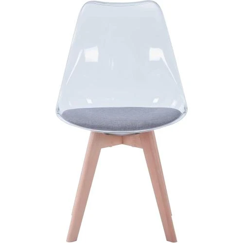 Zoom sur BenyLed Chaises Salle à Manger Scandinave Acrylique Transparent