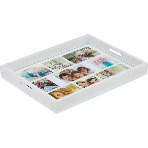Plateau Photo Bois Blanc Zep, Support 9 Photos - Vue principale