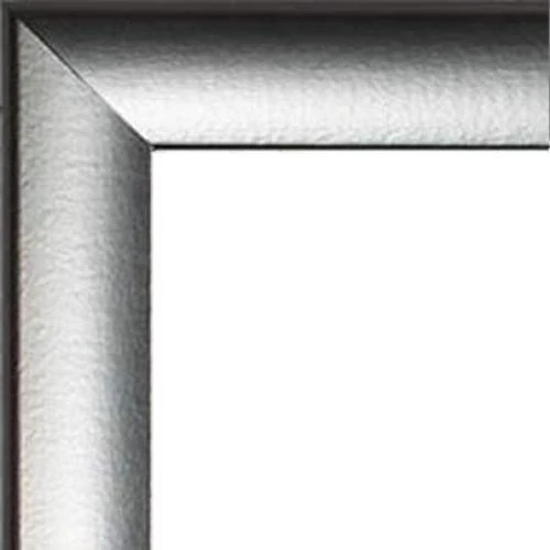 Zoom sur Cadre photo aluminium brossé, verre acrylique antireflet