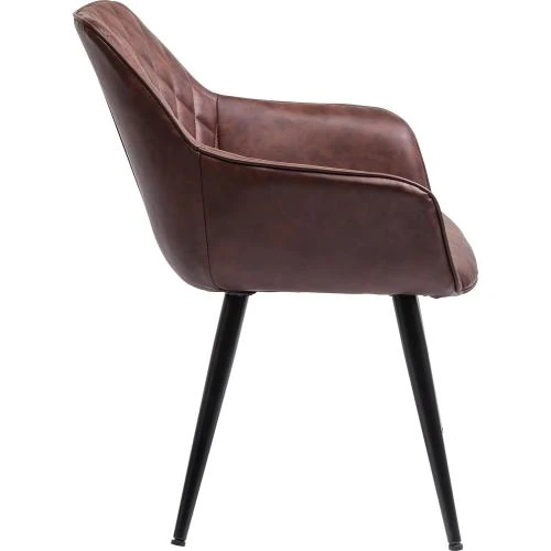 Zoom sur Chaise Harry Kare Design, lot de 2, marron, rétro