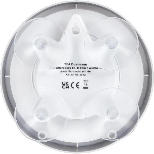 Détail de Horloge Quartz Salle de Bain TFA Dostmann 60.3012