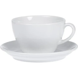 Caterado, Service 6 Tasses Café Bistro UNI Blanc
