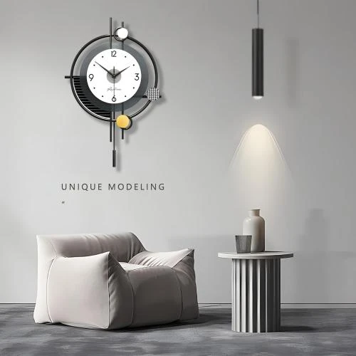 Détail de Horloge Murale Silencieuse TWFJEL, Style Nordique Minimaliste