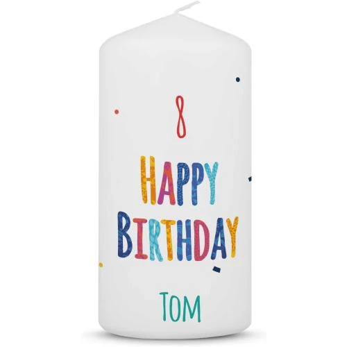 Bougie anniversaire personnalisée 39 ans, cadeau unique - Vue principale