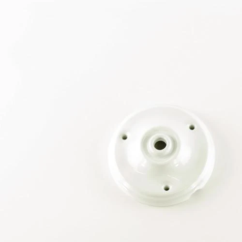 Zoom sur Auvent plafond porcelaine, Lightstock, design élégant