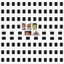 Cadre Photo Magnétique Frigo, Lot 100, Acrylique Transparent