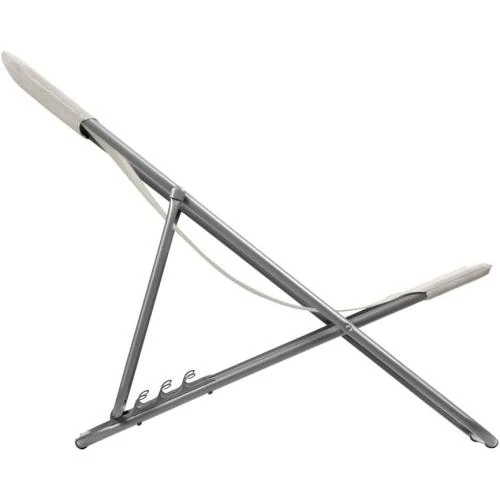 Zoom sur Transat Pliant Multiposition Lafuma Mobilier, Beige Resistante