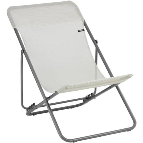 Transat Pliant Multiposition Lafuma Mobilier, Beige Resistante - Vue principale