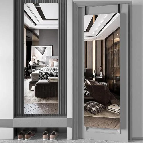 Miroir suspendu LVZORY, miroir de coiffeuse, chambre - Vue principale