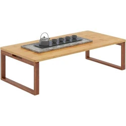 Table Basse Pliable Bambou SogesHome, Design Zen