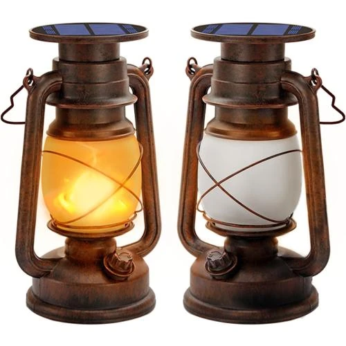 Yicenscoltd Lanternes solaires vintage ultra lumineuses, blanches - Vue principale