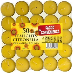 Bougies Chauffe Plat Citronnelle Jaune H Amp H 50 Unités