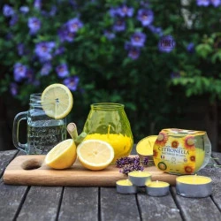 Bougies Chauffe Plat Citronnelle Jaune H Amp H 50 Unités en situation