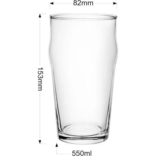 Détail de Lot de 6 verres à bière Krosno, chopes artisanales, lave-vaisselle