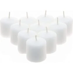 Bougies Votives 10 Pièces, Sans Parfum, JJA 848027