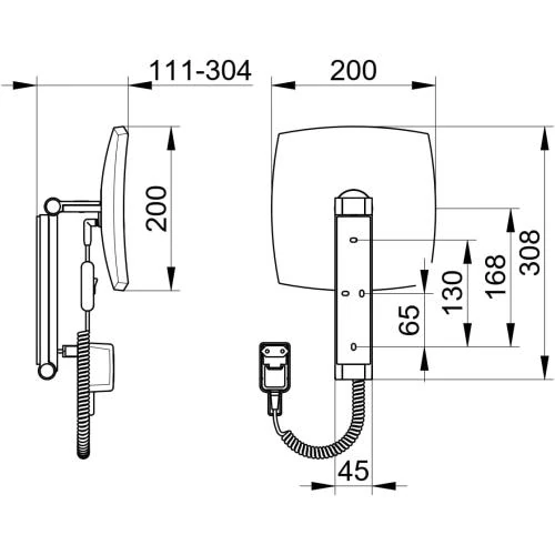 Zoom sur Miroir Salle de Bain Keuco 17613019001, Design Élégant