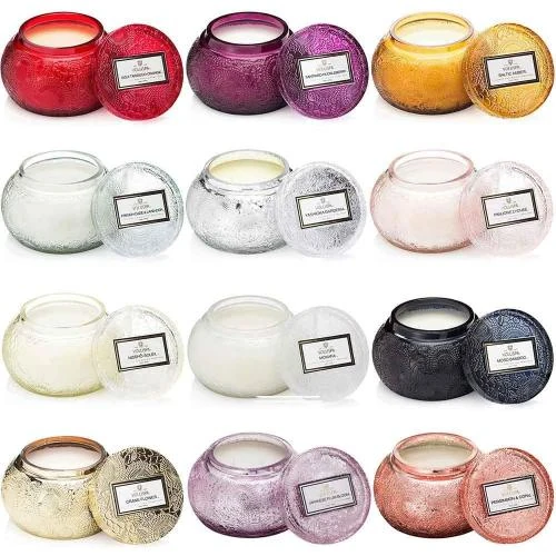 Détail de Bougie parfumée Voluspa MOSO Bamboo Édition limitée Verre