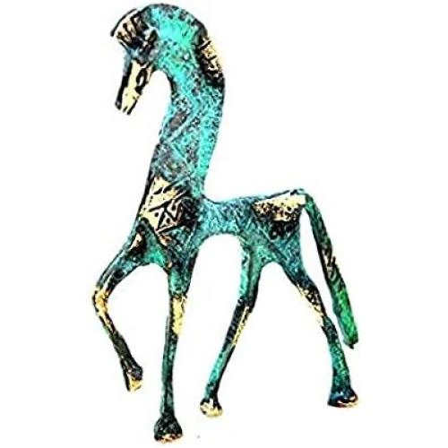 Détail de Statue Équestre Antique, Réplique Bronze, Iconsgr