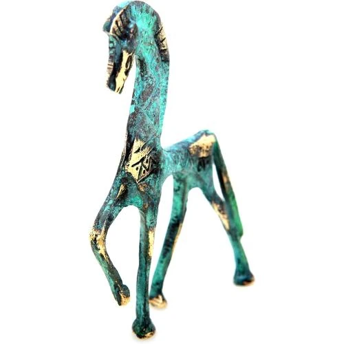 Zoom sur Statue Équestre Antique, Réplique Bronze, Iconsgr