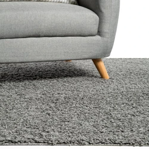 Zoom sur Tapis Benuta Design Moderne Gris Foncé - Durable et Élégant