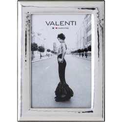 Cadre photo argent brillant martelé, cadeau mariage, anniversaire