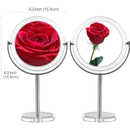 Détail de Miroir de table double face Miss Sweet, élégant, pratique