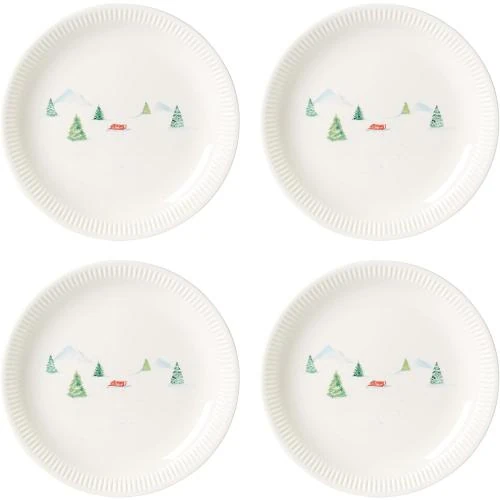 Assiettes porcelaine Lenox 893508 Profile Snow Day, Blanc - Vue principale