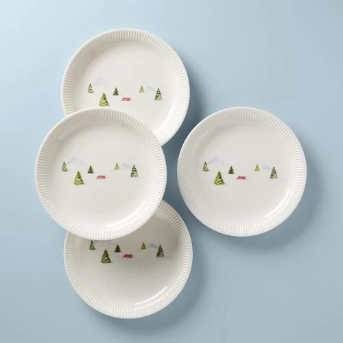 Détail de Assiettes porcelaine Lenox 893508 Profile Snow Day, Blanc