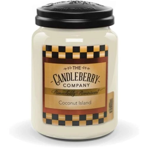 Bougie en pot Noix de Coco, The Candleberry Company - Vue principale