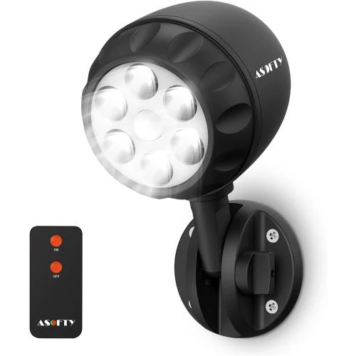Détecteur Mouvement LED ASOFTY, Batterie Extérieure, IP65 - Vue principale