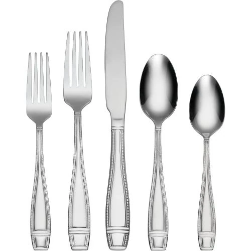 Couverts Oneida Ellis 42 pièces, Argent élégant, durable - Vue principale