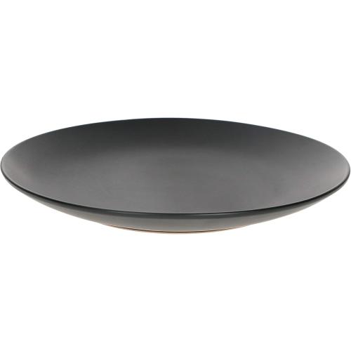 Présentation de Zoom sur Assiettes Mambocat Nagano Noir, Motif Lignes, Lot 18