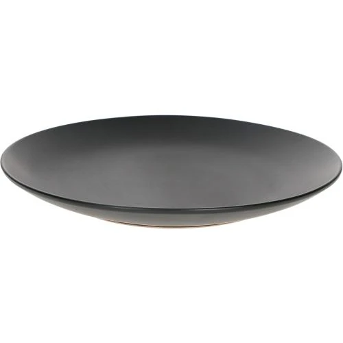 Zoom sur Assiettes Mambocat Nagano Noir, Motif Lignes, Lot 18