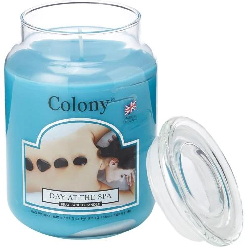Zoom sur Bougie Parfumée Pot Verre Day At The Spa WAX LYRICAL