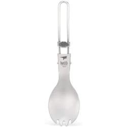Spork Pliable Keith Ti5301, Gris, Ultraléger, Pratique