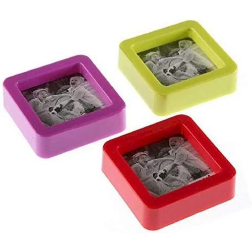 Cadres Photo Magnétiques Multicolores Versa, Lot de 3 - Vue principale