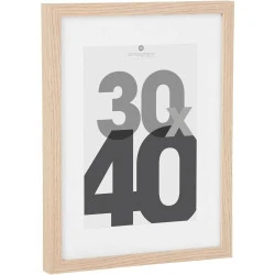 Cadre photo bois verre ATMOSPHERA Eva 30x40 cm