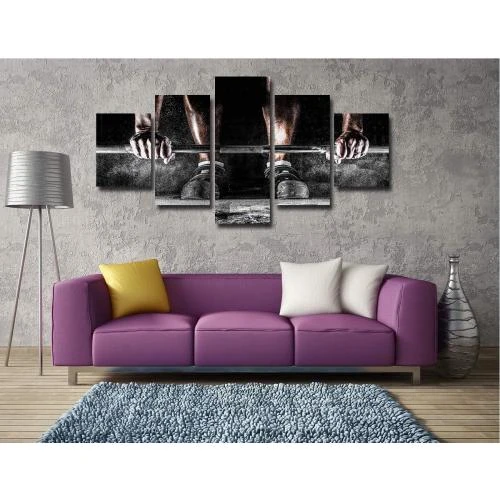 Zoom sur Tableau Toile Art Fitness Chicicio, Décoration Murale